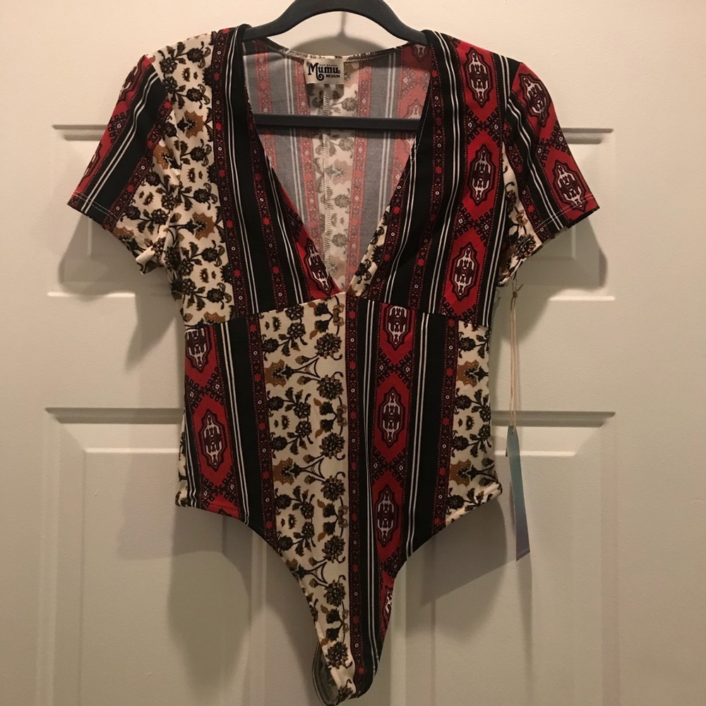 Show Me Your Mumu - Anderson Stripe bodysuit